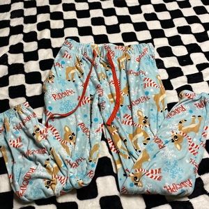 Rudolph the reindeer, pajamas, size XS